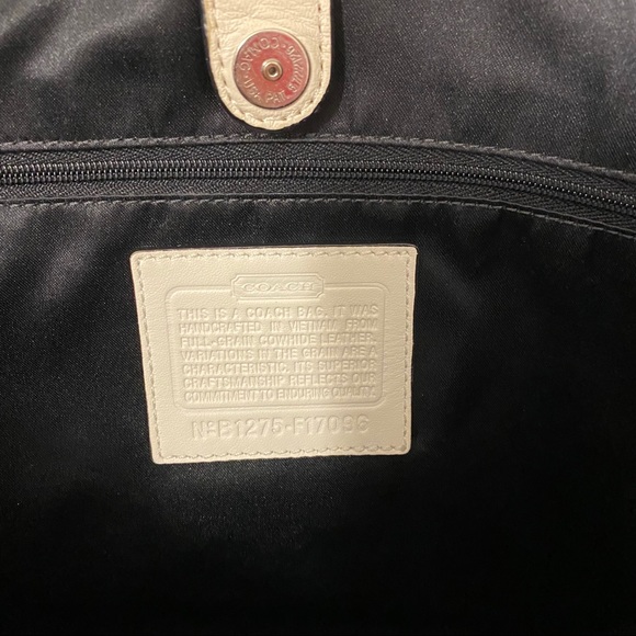 COACH VINTAGE LEATHER HANDBAG PURSE - Picture 10 of 12